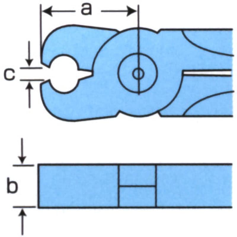 EP6 エアニッパ用クイキリ刃 1個 室本鉄工 【通販モノタロウ】