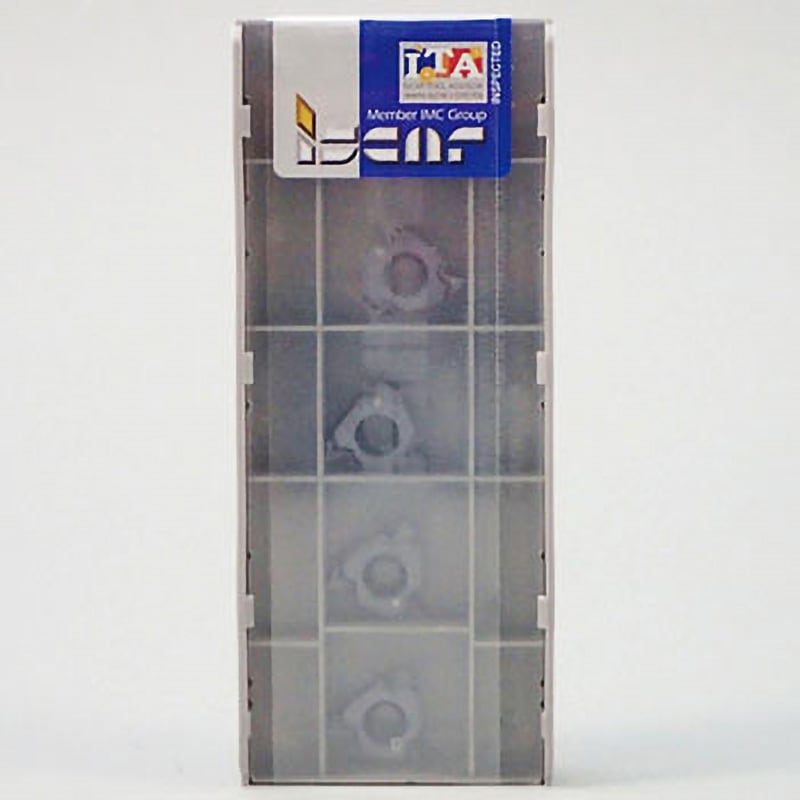 16IRMG60 IC908 仕上刃(さらえ刃)無タイプ60°ねじ切りチップ 16IR イスカル 三角形 IC908製 コーナー半径0.1mm 1箱(5個)