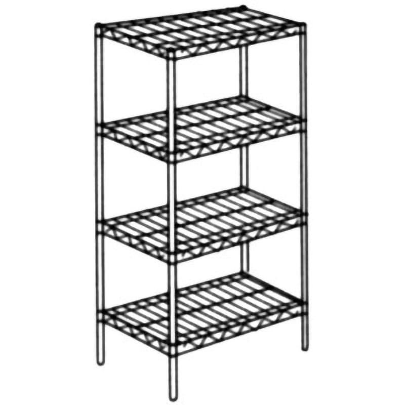MS1820-P1390-4 スーパーエレクターシェルフ(間口1820) ERECTA(エレクター) 奥行460mm 高さ1384mm