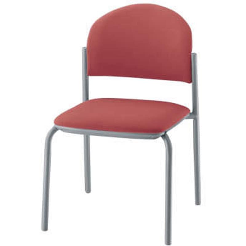 69565  (#2326F ローズ) 会議用椅子 #2326F ローズ LION (ライオン事務器) スタッキング可・4脚 高さ780mm幅498mm奥行530mm 11,985円