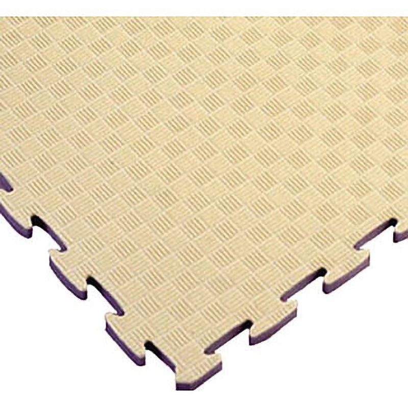 414-004  Y ジョイントタタミ イエロー 900×900×18mm 1枚 ミヅシマ工業 【通販モノタロウ】