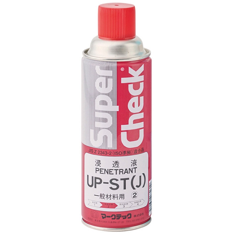 UPST(J) スーパーチェック マークテック 浸透液 赤色透明 1本(225mL