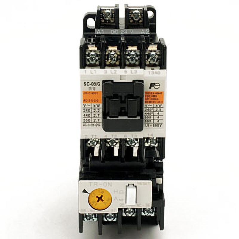 SW-03/G 直流操作形電磁開閉器(ケースカバーなし) 富士電機 非可逆式