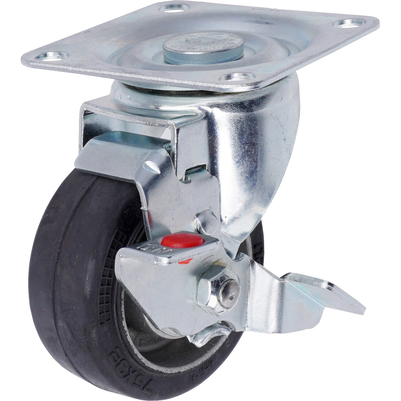 STM-75VA S-2 STM 自在車(ゴム車輪) ストッパー付 ナンシン ユニクロ