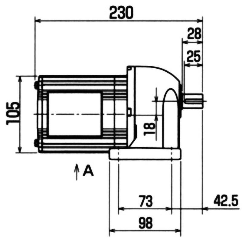 GM-S 0.1KW 1/80 ギヤードモータ(GM-Sシリーズ) 0.1KW 三菱電機