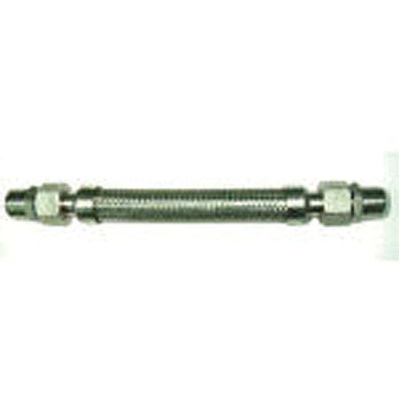 NK203M-10-300 メタルタッチオス型フレキ ALLSUS304 南国フレキ工業 呼び径10A長さ0.3m  NK203M-10-300