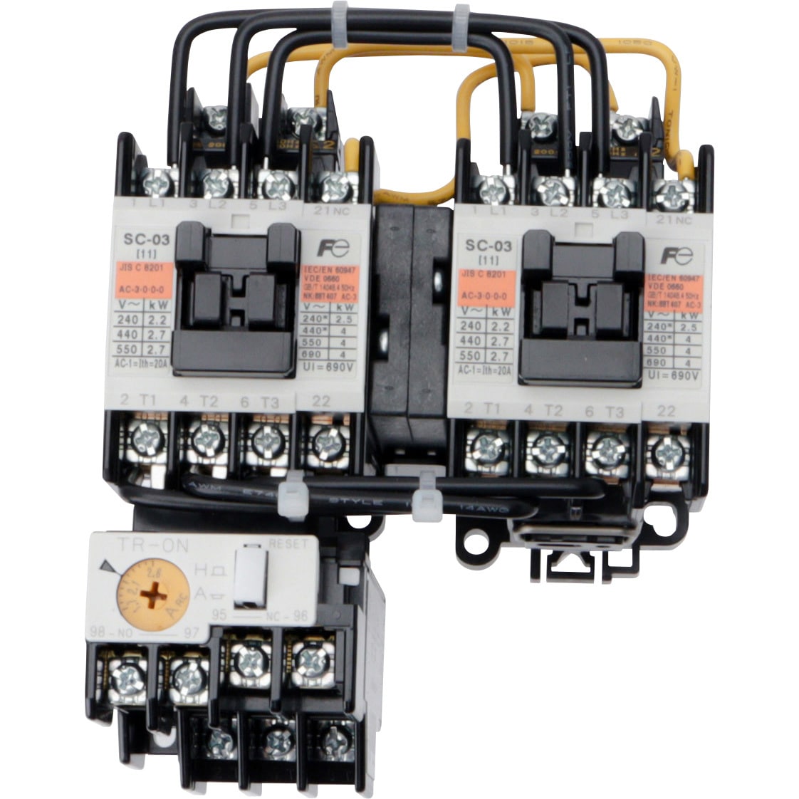 SW-03RM 可逆形電磁開閉器(ケースカバーなし) 1個 富士電機 SW-03RM 可逆形電磁開閉器(ケースカバーなし) 1個 富士電機