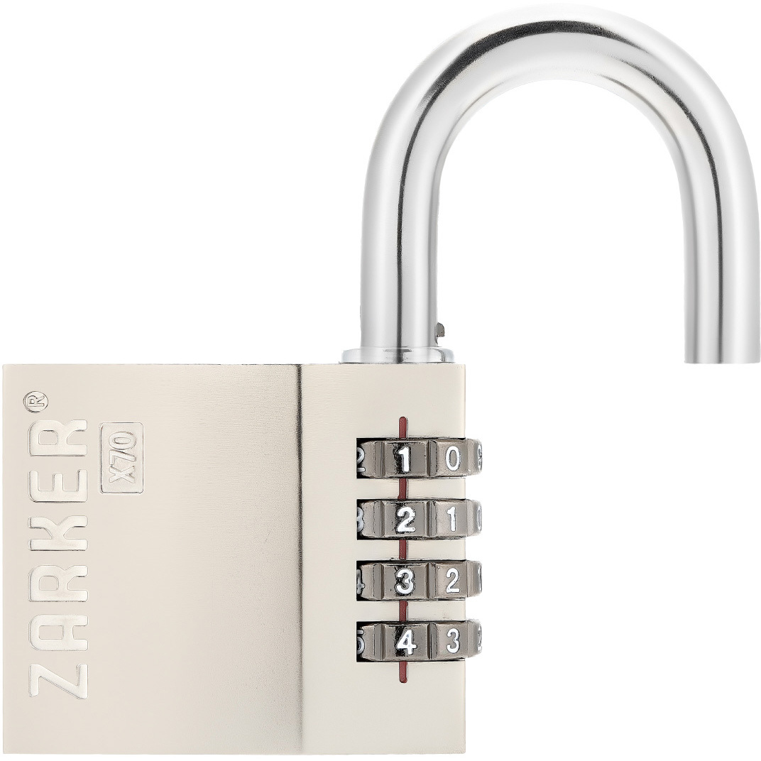 X70 コンビネーション南京錠 ZARKER(ザーカー) 1個(1個) X70 【通販
