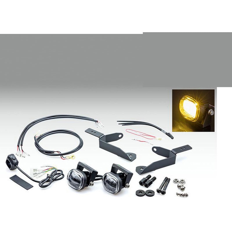 205-6161Y フォグランプキット LED イエロー 205-6161Y 1個 KIJIMA(キジマ) 【通販モノタロウ】