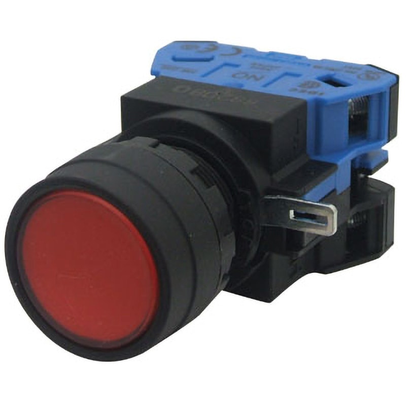 HW1L-M102D2R HWシリーズ 照光押ボタンスイッチΦ22 (丸平形 LED)(モメンタリ形) IDEC(和泉電気) 2b 丸形   HW1L-M102D2R