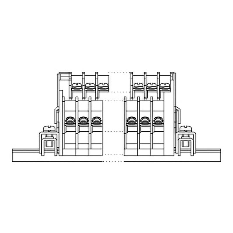 TT10SK レール式端子台 2段形 TT/TTGシリーズ PATLITE