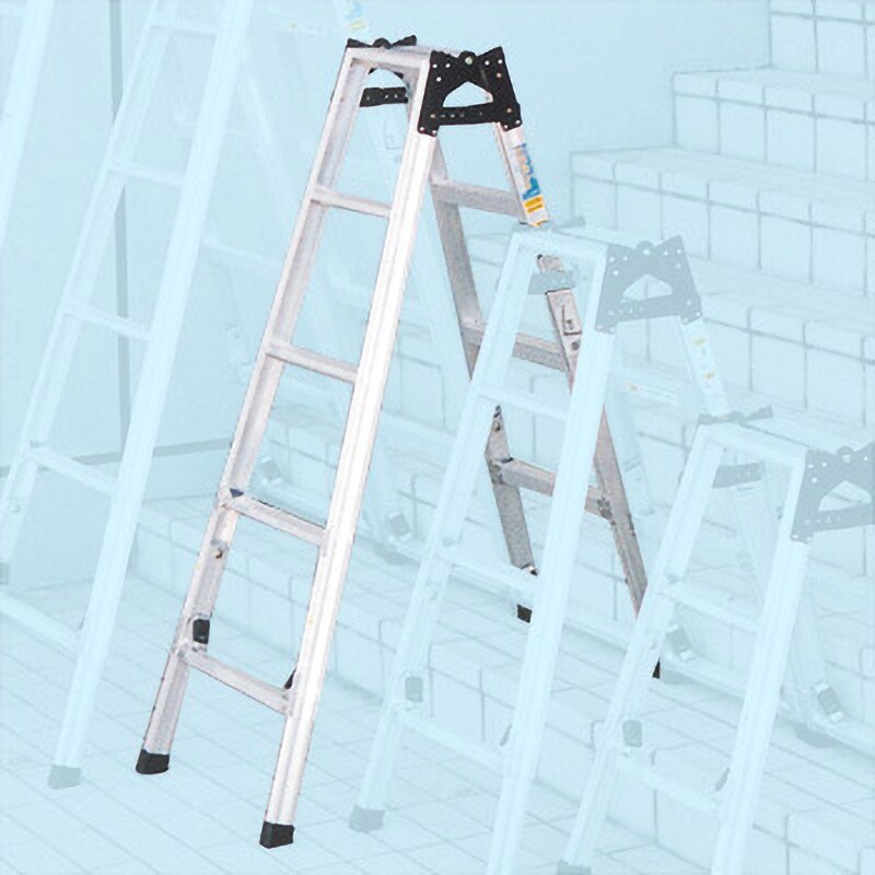 四脚調節式 はしご兼用脚立 ピッチ CX-150 - 家庭用品