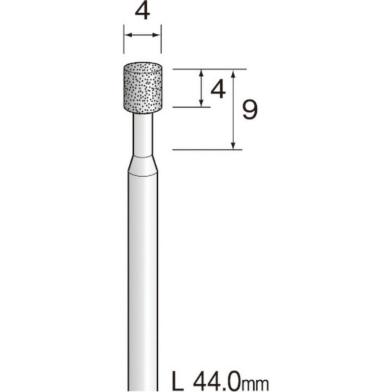 JA1312 ミニモ ハイセラミックダイヤモンドバー ミニター 粒度180 軸径3mm外径4mm  JA1312