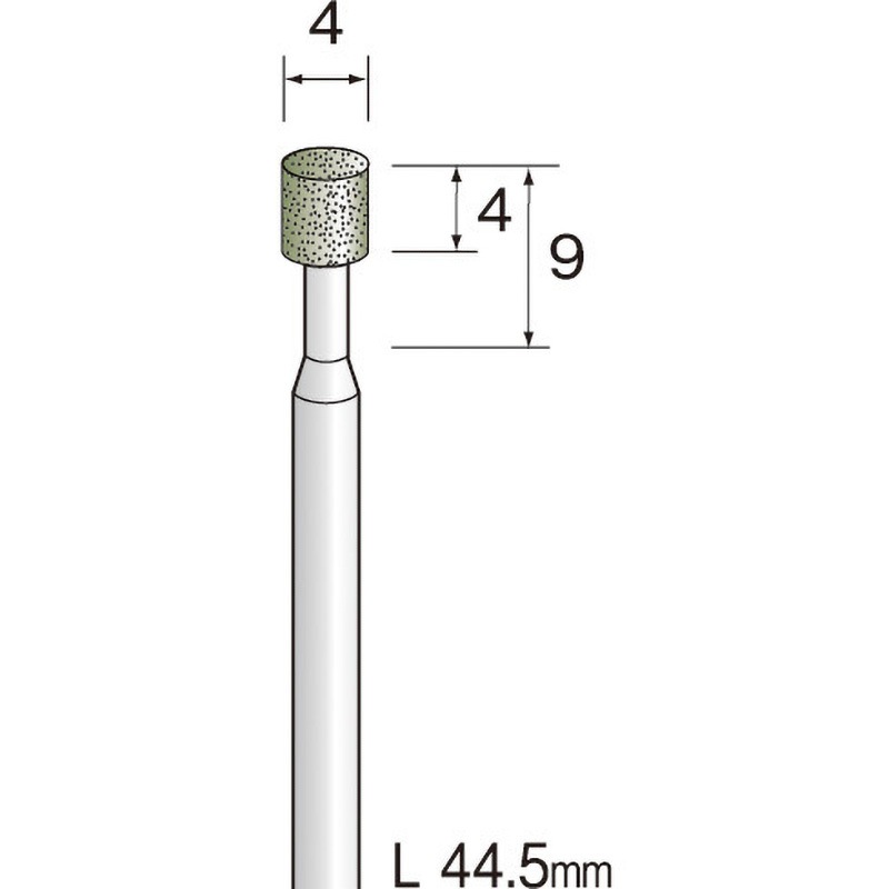 JA2402 ミニモ レジンボンドCBNバー JA ミニター 粒度120 軸径3mm外径4mm  JA2402