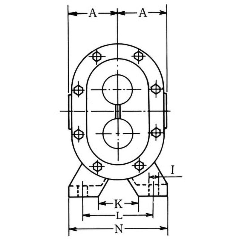 NG-1 FC製 8A NG型ギヤーポンプ(本体のみ) ギヤーエス工業 吐出口径8mm - 【通販モノタロウ】