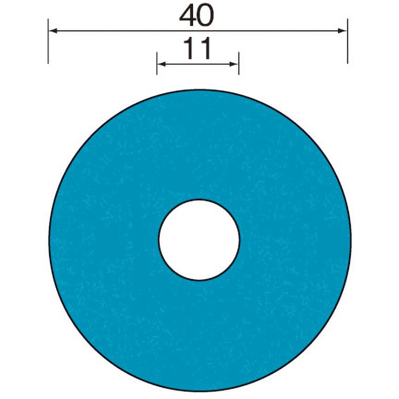 SA2273 ミニモ ジルコニアディスク ミニター 粒度120 質量194g 外径40mm内径11mm 1袋(100枚) SA2273