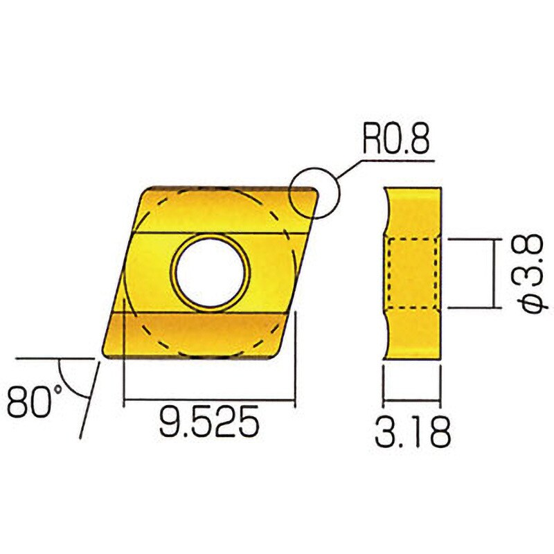 ポイント5倍】富士元工業 チップ (12個入り) C32GUR-0.4R NK2020-