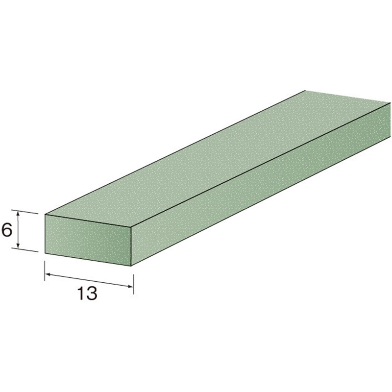 RD1741 ミニモ グリーンストーン ミニター 粒度120 厚さ6mm幅13mm 1袋(10個) RD1741