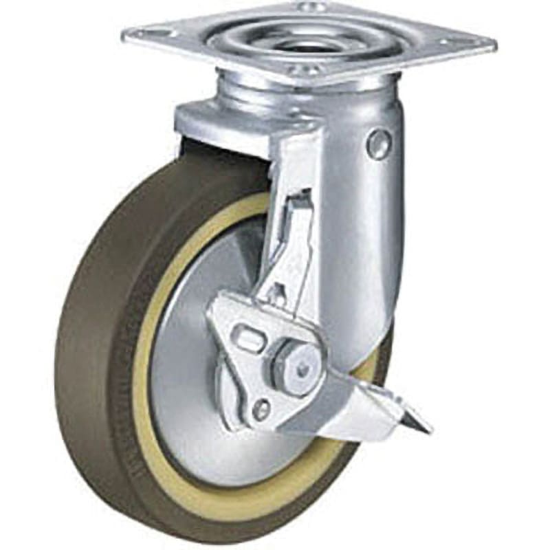 513M-UB150 520Mシリーズ自在SP付ウレタンB車150mm ハンマーキャスター 単輪 回転ストッパー付