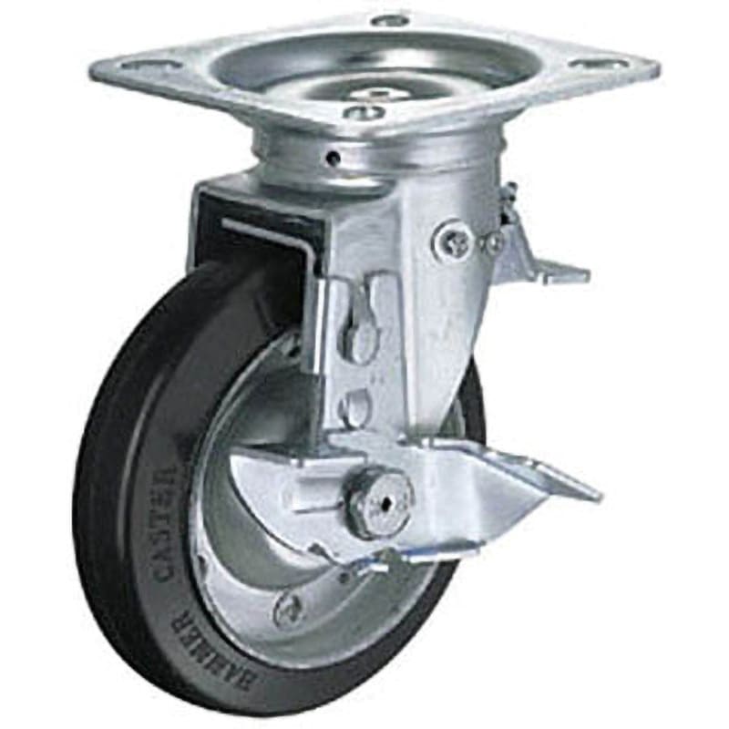 419F0S-R150 400Sシリーズ方向規制自在SP付150mm ハンマーキャスター 単輪 ストッパートータルロック付