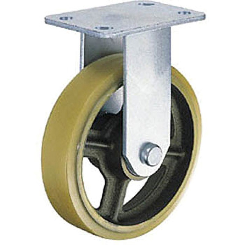500HPR-CU200 Sシリーズ500タイプ固定ウレタンB車200mm 1個 ハンマーキャスター 【通販モノタロウ】