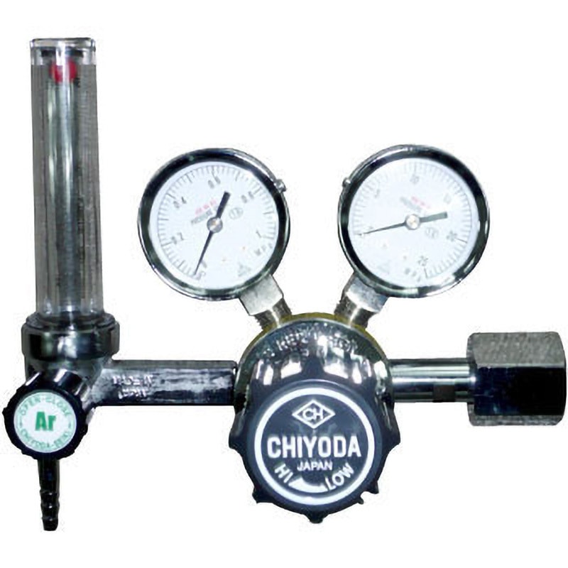 GHN-1 アルゴンガス用圧力調整器 ハイ・セレクト 千代田精機 黄銅製