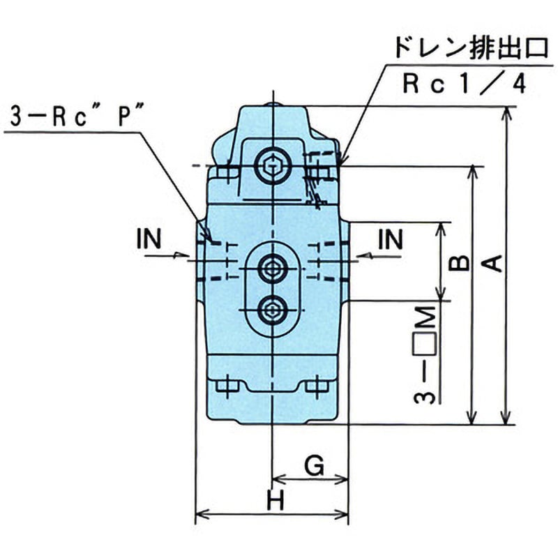 CG-T03-1-21 圧力制御弁 NACHI(不二越) ねじ接続形 - 【通販モノタロウ】