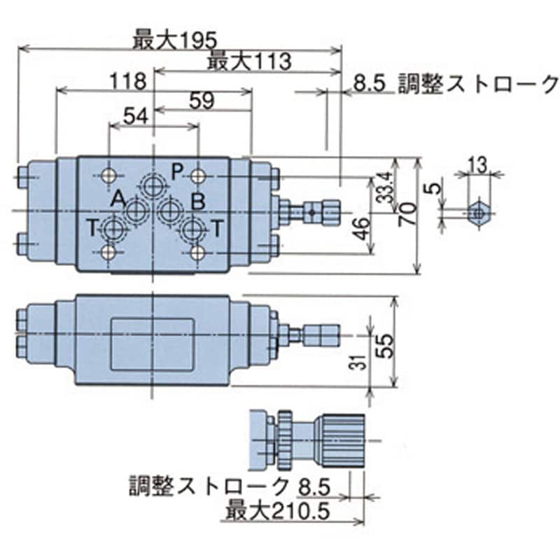 NACHI (ナチ)・不二越 OCY-G03-W-X-51 フローレギュレータモジュラー