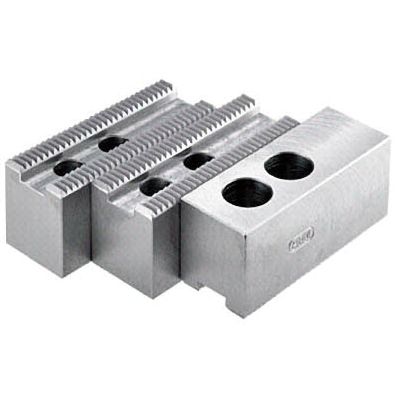 BHD-315H120 SMWチャック用鉄生爪1/16吋X90°セレーション アーム 1セット(3個) BHD-315H120