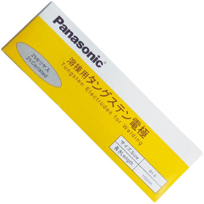 YN16C2S セリアタイプタングステン電極(交流/直流TIG用 YN16C2S セリアタイプタングステン電極(交流/直流TIG用