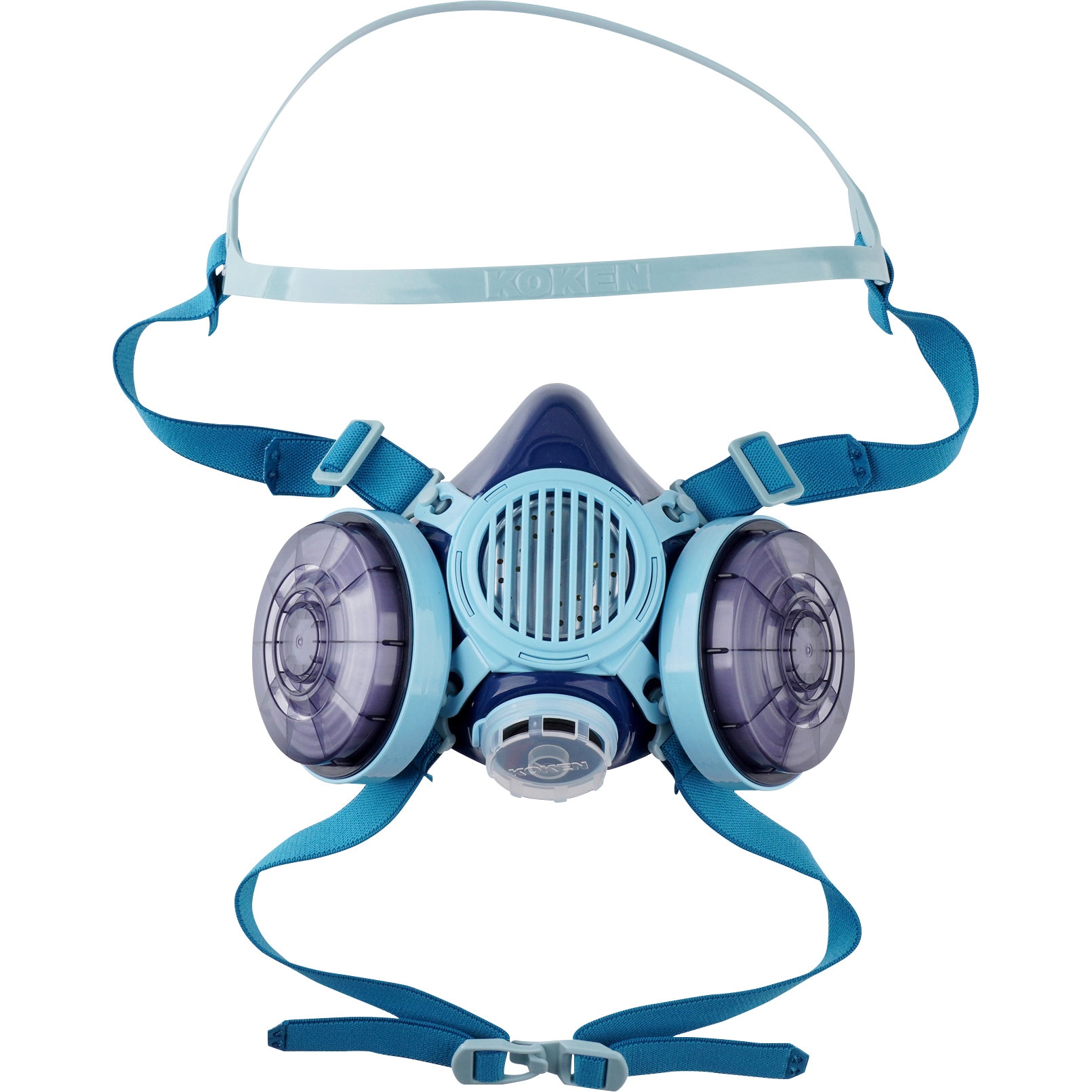 防塵マスク 青 電源アダプター付き 防塵マスク 青 電源アダプター付き