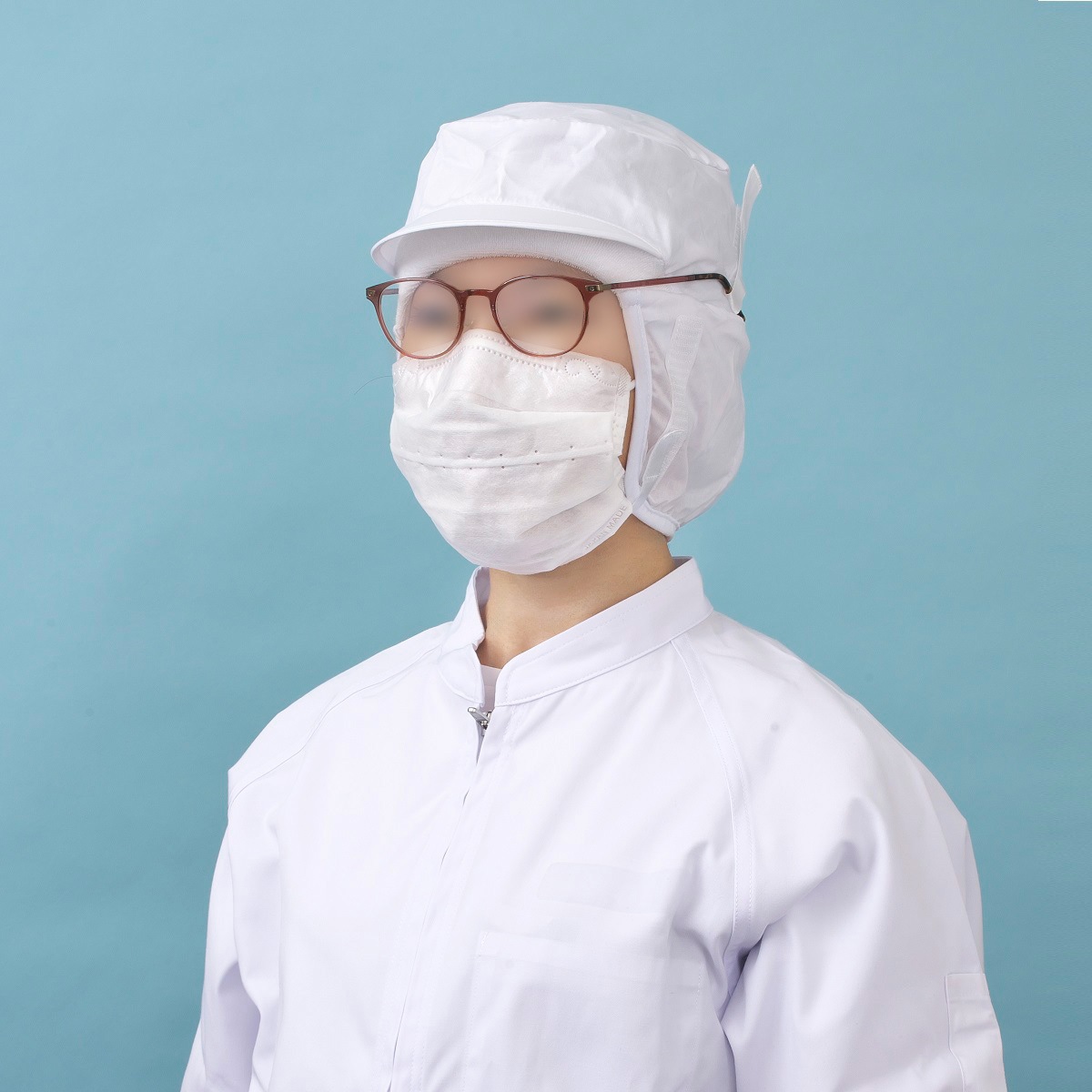 J2675-M 洗える頭巾 セーフラン安全用品 ツバ付