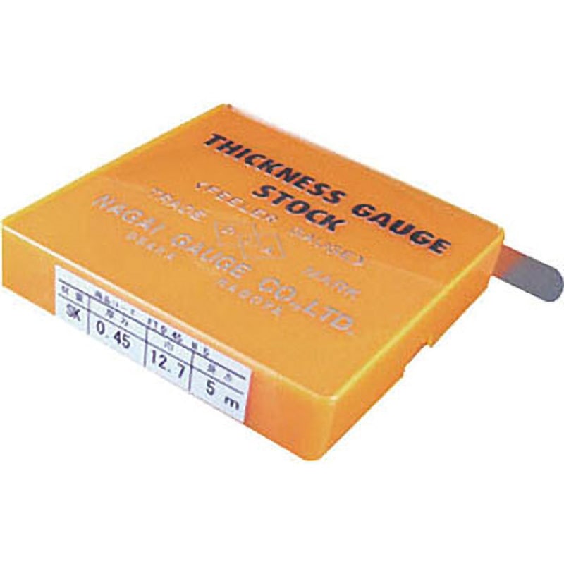 FT0.45M5  (0.45X12.7X5M) DIA ピストンストックフィラーゲージ0．45X5m 1個 永井ゲージ製作所 【通販モノタロウ】