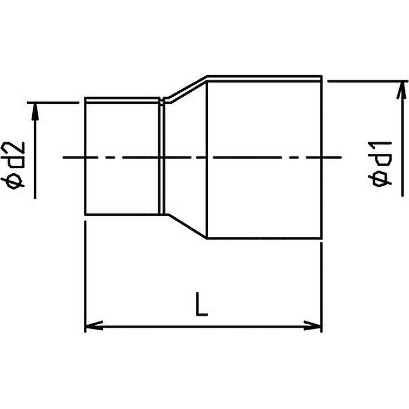 ミヤコ　銅管ソケット MK150 寸法79.38 ミヤコ 銅管ソケット 異径 給湯用 MK150 79.38X34.92 MK150 銅管ソケット