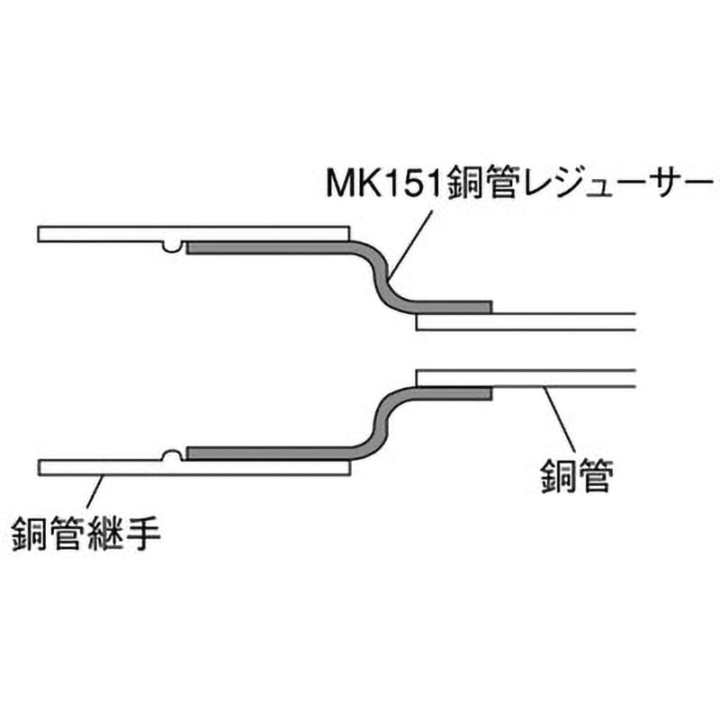 MK151 銅管レジューサー 異径 ミヤコ 呼び径3/4×1/2 MK151 - 【通販