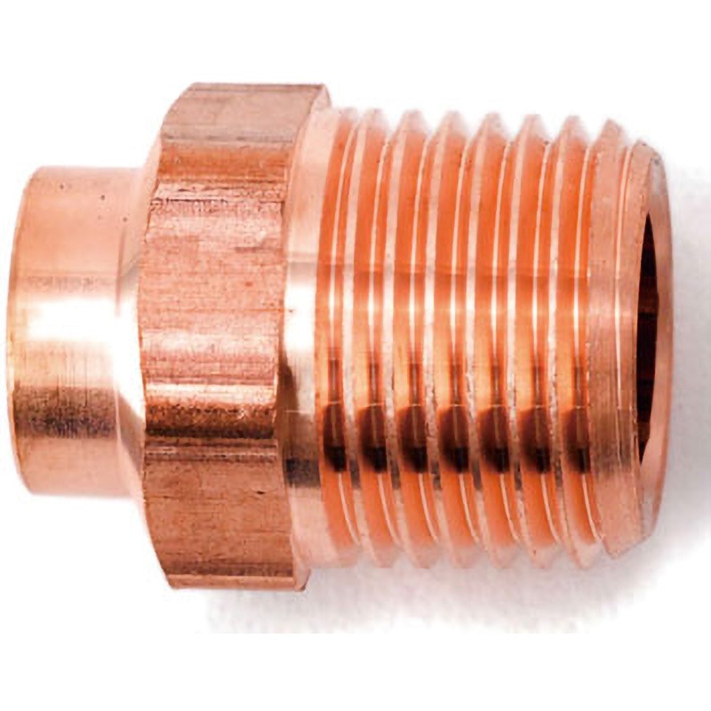 ○ロウ付 銅管 部材 継手 一式セット ナット付アダプター 銅管用ふろ