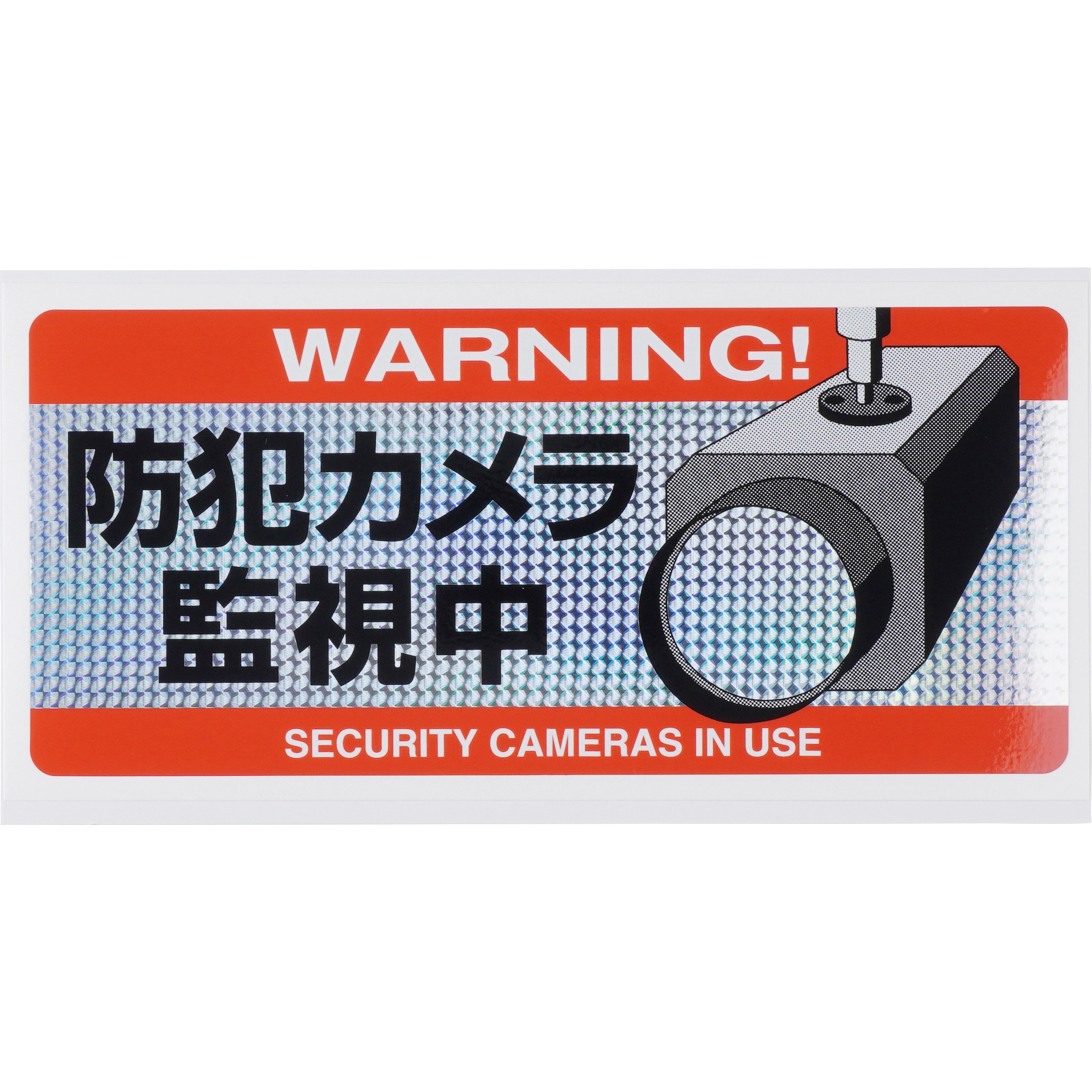 Ast S05 ステッカー カメラ 大 Elpa 朝日電器 文字内容 防犯カメラ監視中 Ast S05 1枚 通販モノタロウ