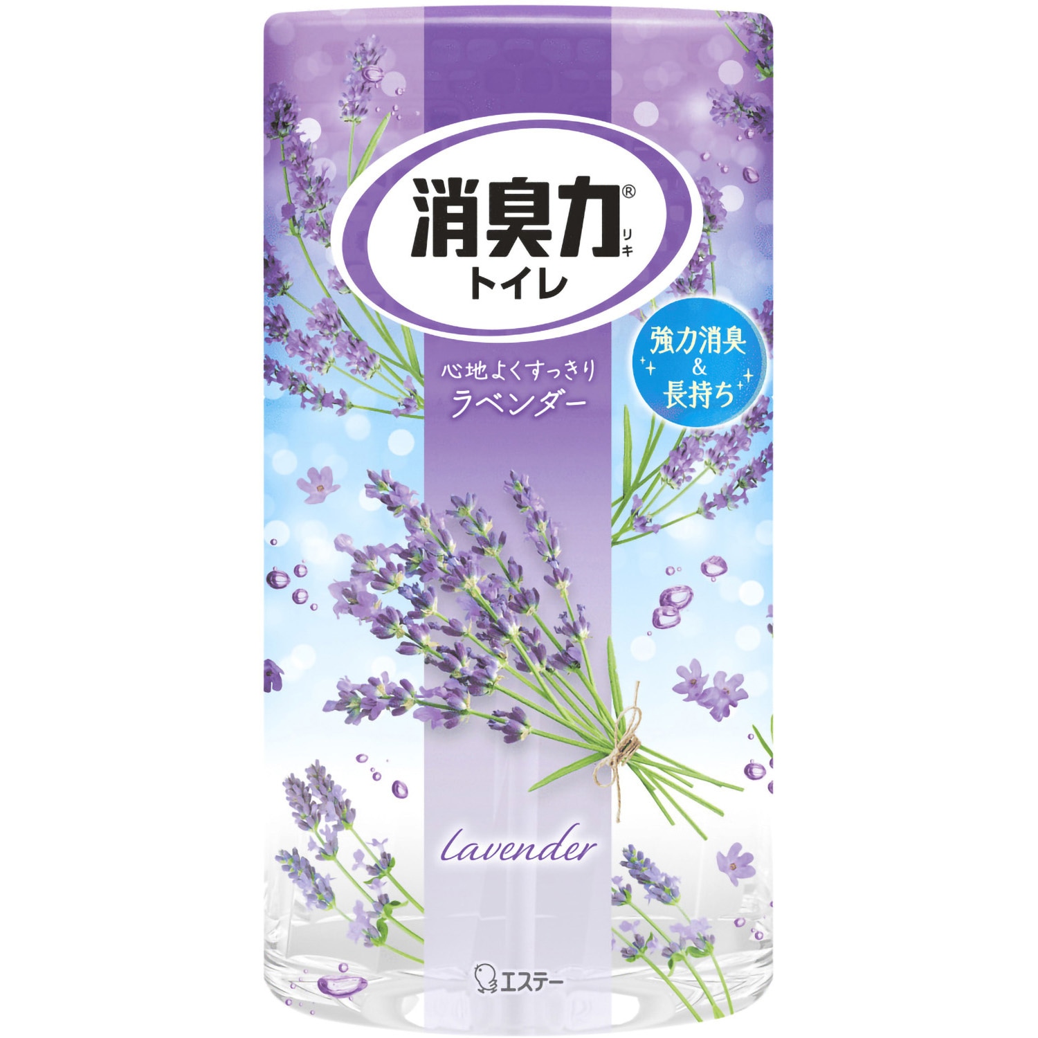 消臭力 トイレ用 エステー 香りラベンダー 本体 1個(400mL) 【通販