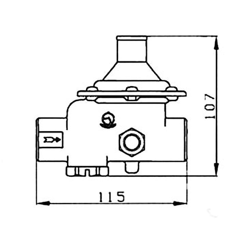 RD43N-FLL1 戸別給水用減圧弁(水・温水用) ベン ねじ込み形 0.05