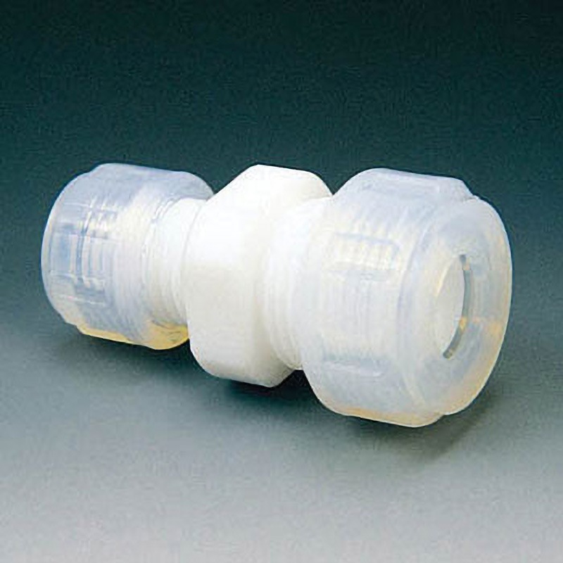 NR0045-002 PTFE 異径接続ジョイントI型 6Φ×10Φ フロンケミカル 1個 NR0045-002