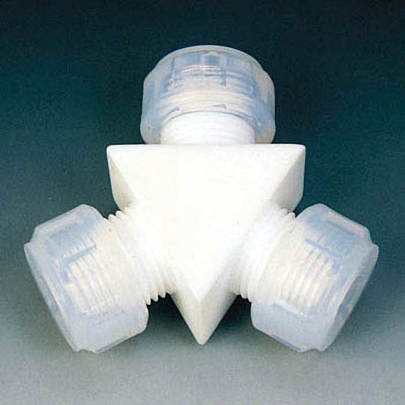 NR1002-002 PTFE 接続ジョイントY型 8Φ フロンケミカル 1個 NR1002-002