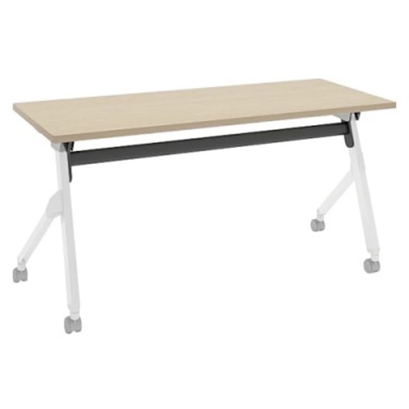 81F1LZ MX61 フラプター ホワイト脚 棚板無 幕板無 オカムラ(岡村