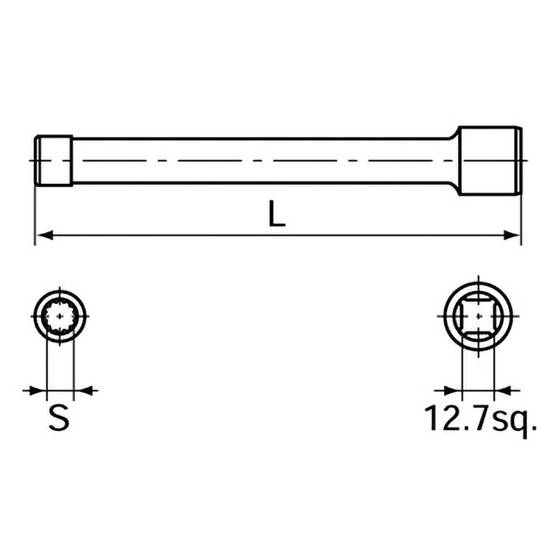 ヘッドボルトソケット　レンチセット 12.7sq.ヘッドボルトソケットレンチセット | KTCツール