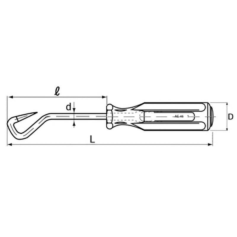 AE45-2 ホースプラッカー KTC 1本 AE45-2 - 【通販モノタロウ】