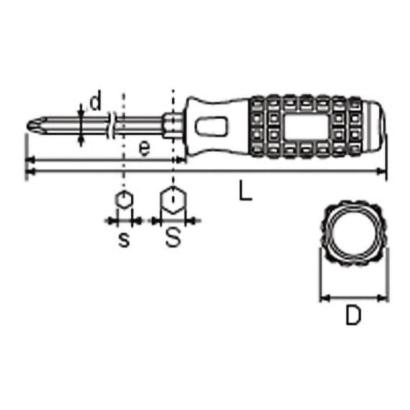 京都機械工具(KTC) 樹脂柄 ドライバーロング軸 クロス貫通タイプNo.1 D1P2130 Amazon | 京都機械工具(KTC) 樹脂柄 ドライバーロング軸 クロス貫通