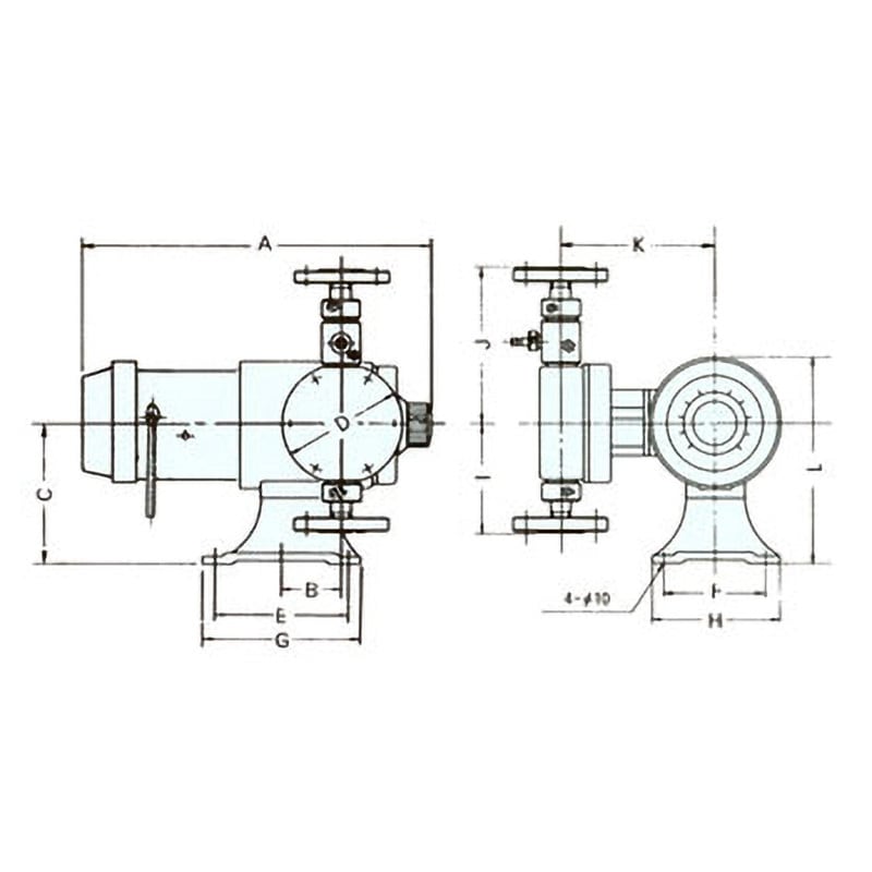 CR-2-2N-PFC-FB-1S 定量ポンプ 1台 エレポン化工機 【通販モノタロウ】