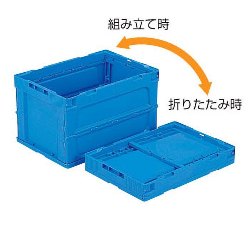 55430000BL504 折りたたみコンテナP51B サンコー(三甲) 嵌合商品 