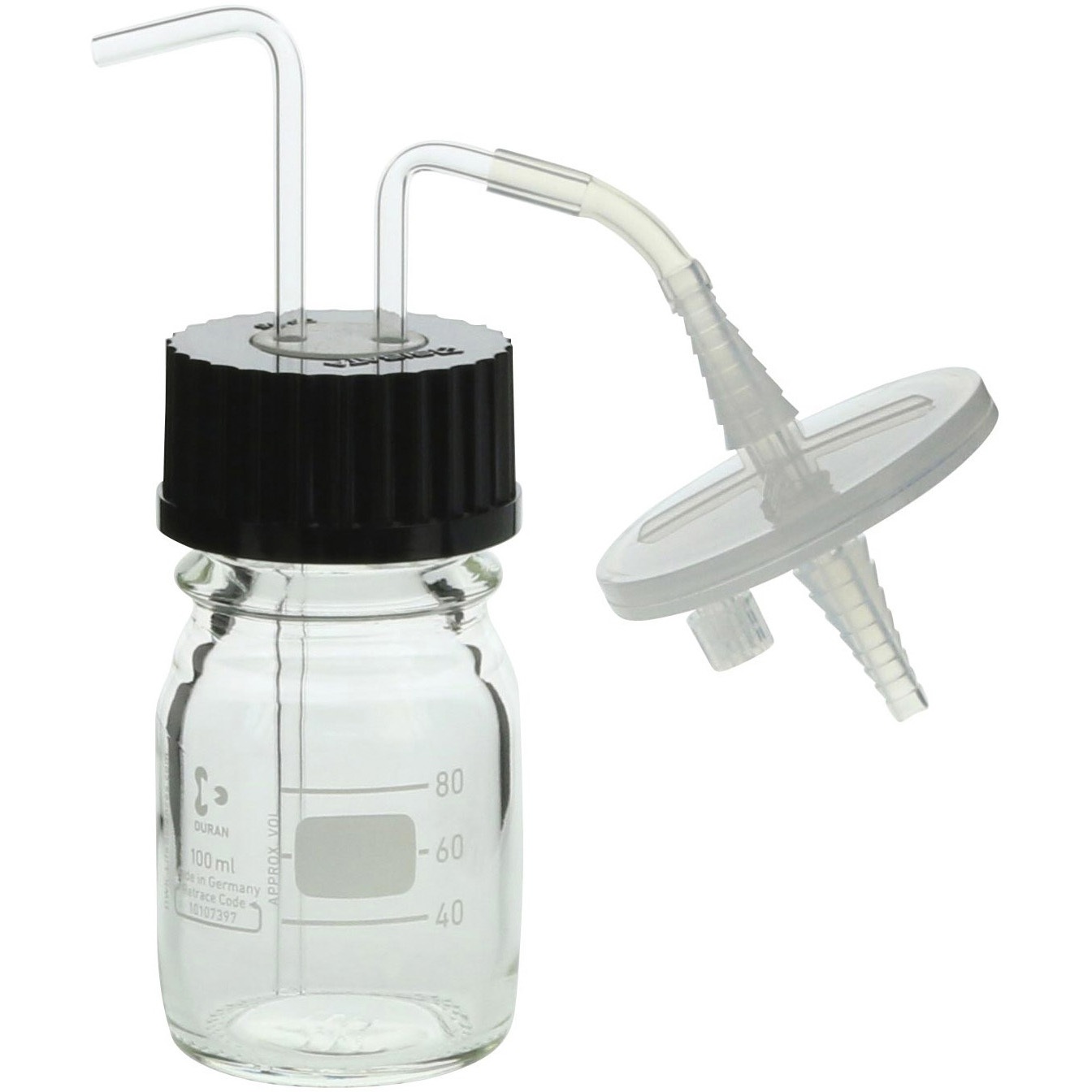 016060-100 フィルターユニット付試薬瓶 100 1個 SIBATA(柴田科学) 【通販モノタロウ】