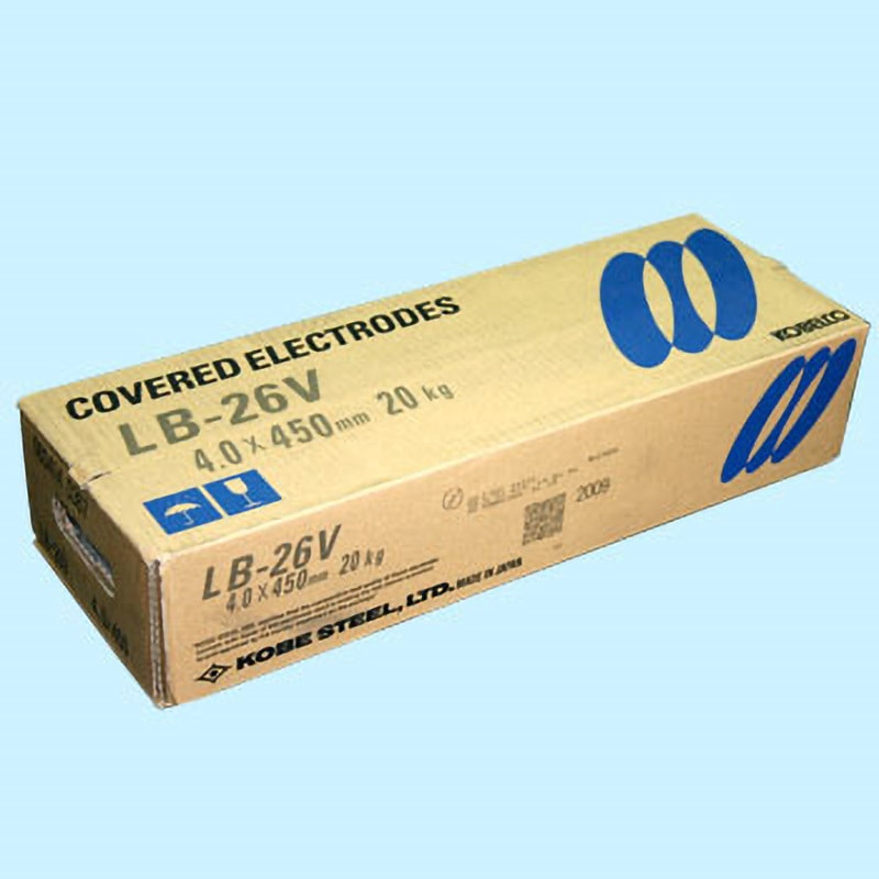 LB-26V 軟鋼～550MPa級鋼用溶接棒 神戸製鋼 棒径4mm棒長450mm 1箱(20kg) LB-26V
