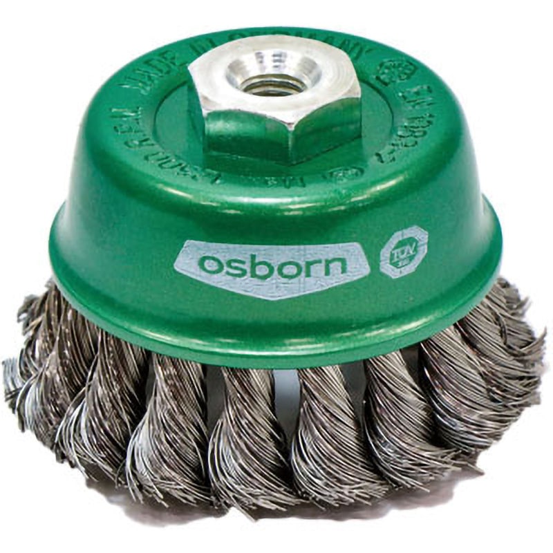 No.608331 カップブラシ オズボーン ステンレス製 外径65mm